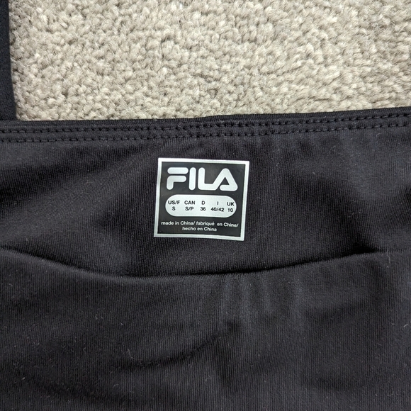 FILA cropped women's black legging Small - Picture 4 of 8